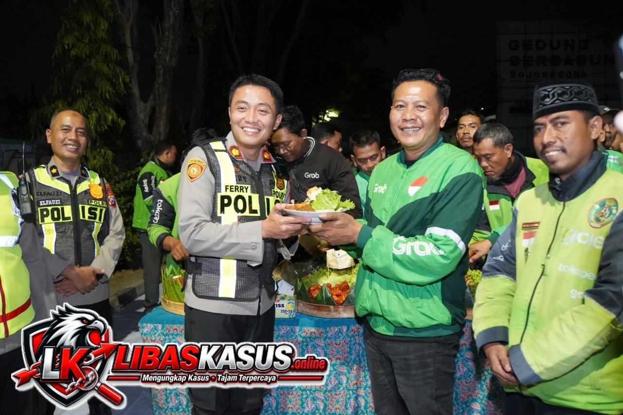 Polres Bojonegoro Perkuat Sinergi Harkamtibmas, Gelar Doa Bersama Komunitas Ojol