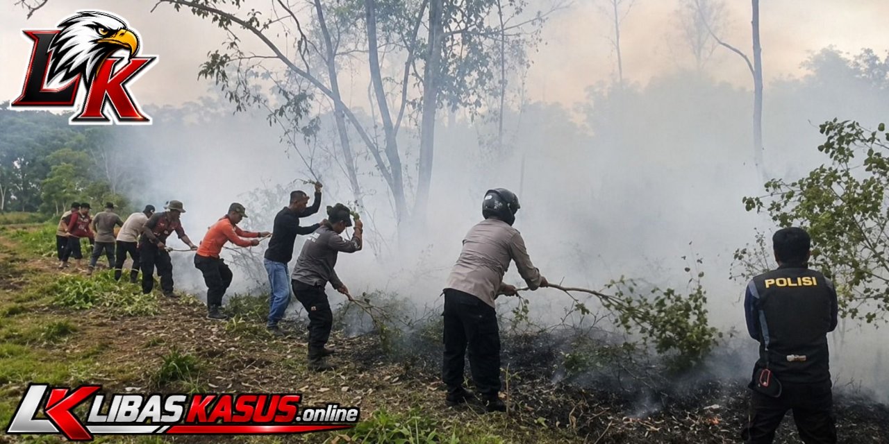 Cegah Karhutla Sebelum Api Menyala, 198 Peserta Didik Polri Turun Edukasi Masyarakat