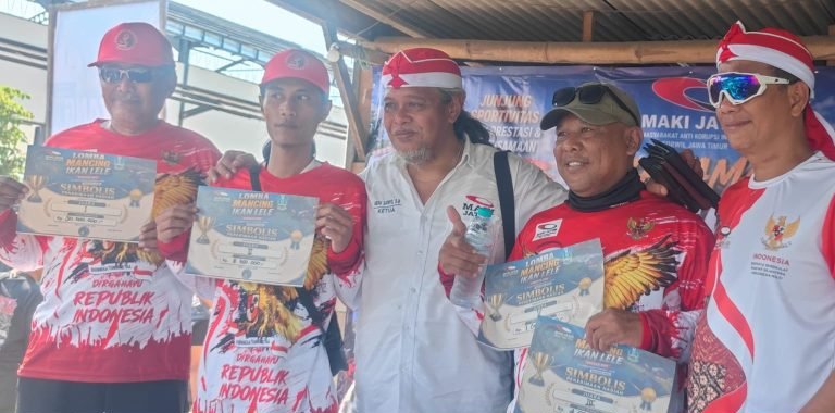 MAKI Jatim Gelar Lomba Mancing Lele, Pak Eko Keluar Sebagai Juara dengan 9,035 Kg