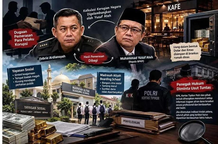 Dugaan Modus Pemerasan dan Penyembunyian Uang Hasil Korupsi Disorot, Penegak Hukum Diminta Usut Tuntas