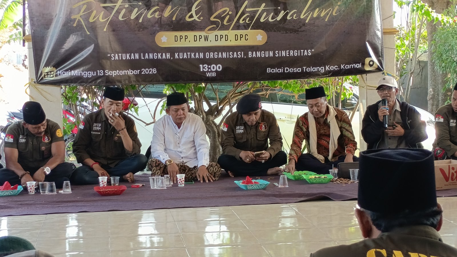 Ormas Garuda Gelar Acara Rutinan di Tempat Desa Telang Teguhkan Semangat Kebersamaan