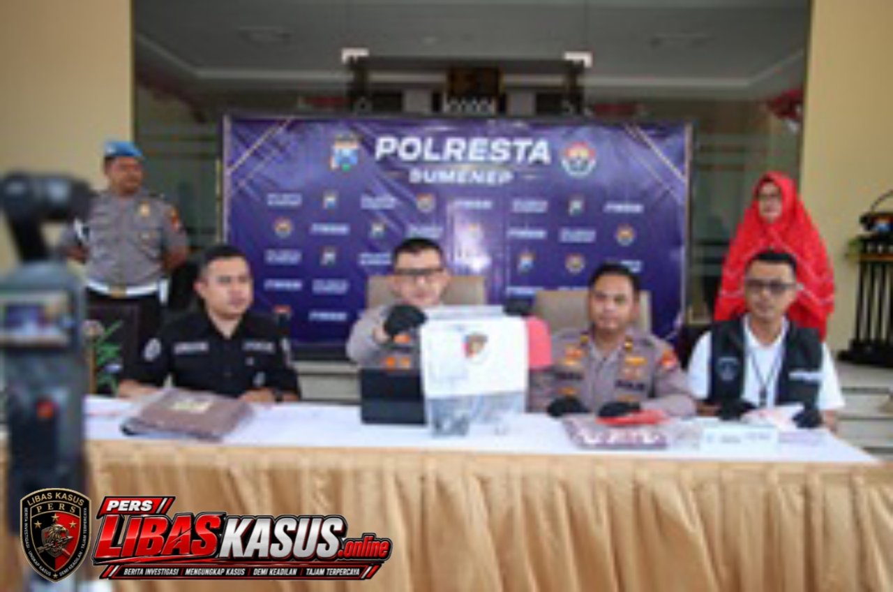 Kapolresta Sumenep Pimpin Konferensi Pers Ungkap Kasus Satreskrim Polresta Sumenep