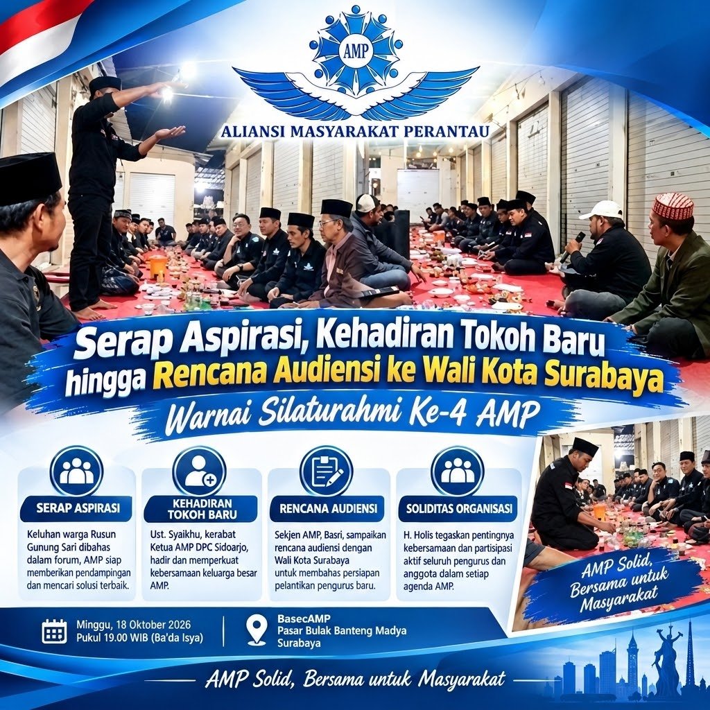 Tak Sekadar Arisan, AMP Perkuat Konsolidasi, Respons Aspirasi Warga dan Siapkan Agenda Audiensi