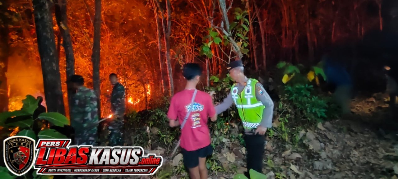 Polres Magetan Tingkatkan Mitigasi Karhutla di Musim Kemarau, Larang Warga Membakar Lahan
