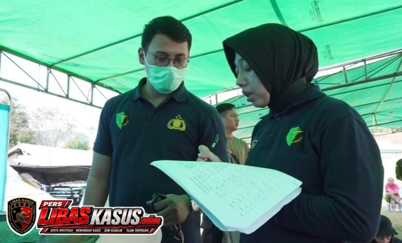 Pusdokkes Polri Berikan Layanan Kesehatan Gratis, 120 Warga Terdampak Gempa di Reo Telah Dilayani
