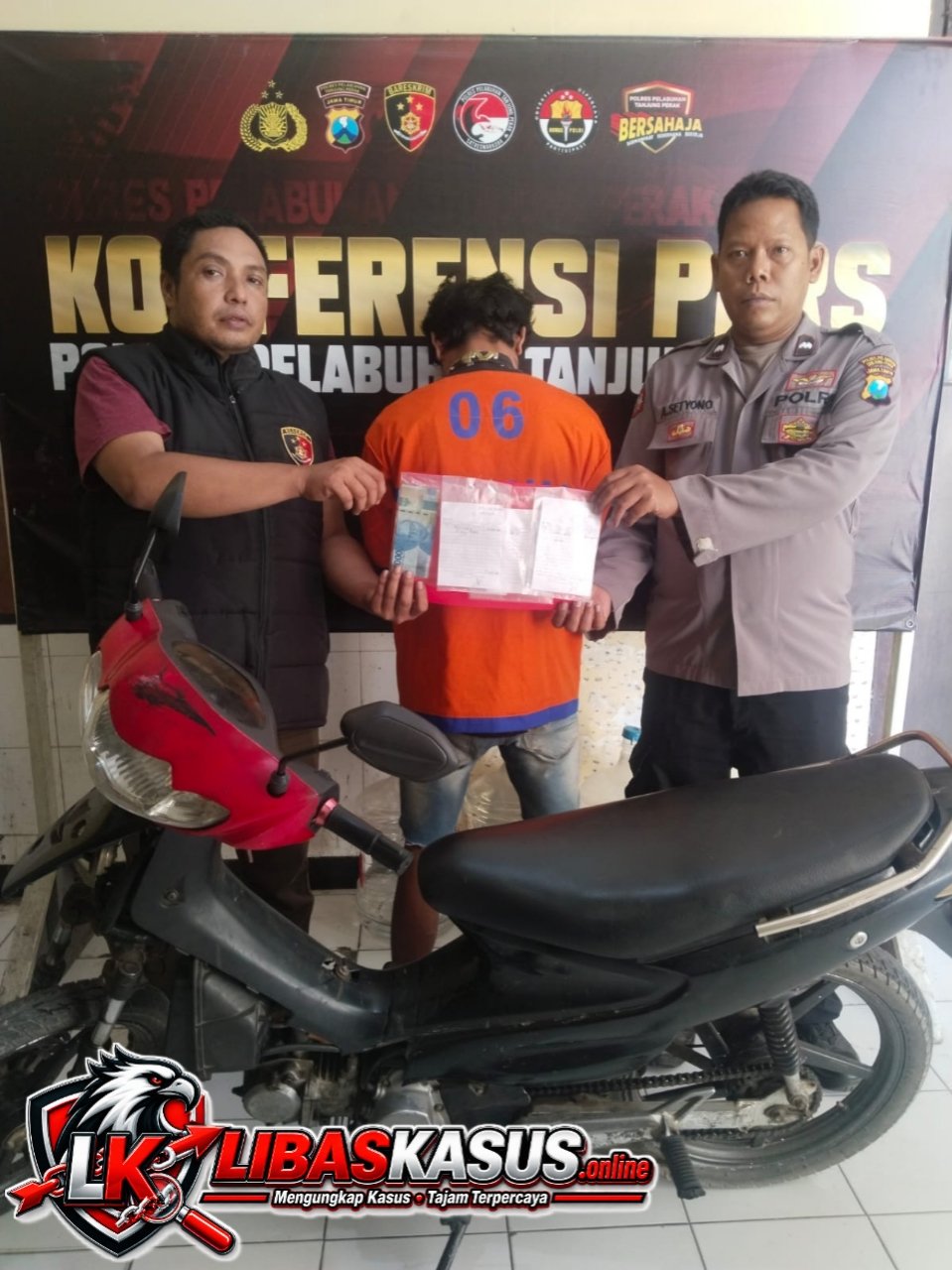 Polsek Kenjeran Amankan Pelaku Pembobolan Gudang Plastik di Tambak Wedi Surabaya