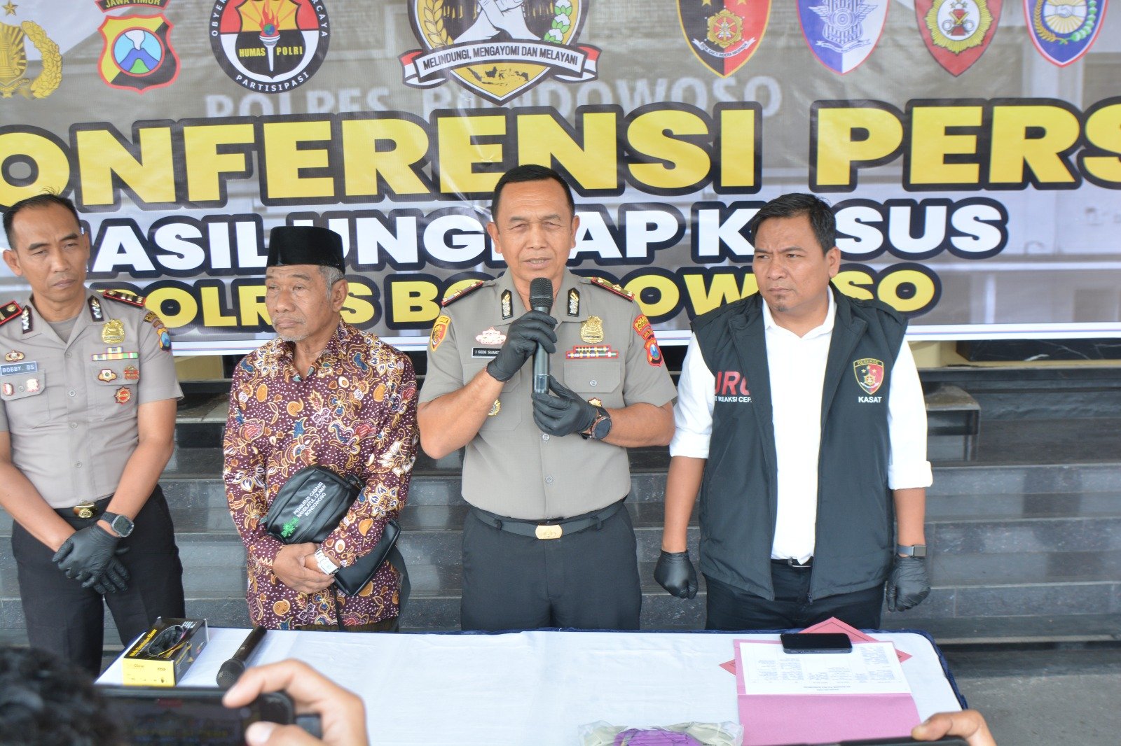 Polres Bondowoso Amankan Tersangka Penyebar Konten Diduga Penistaan Agama