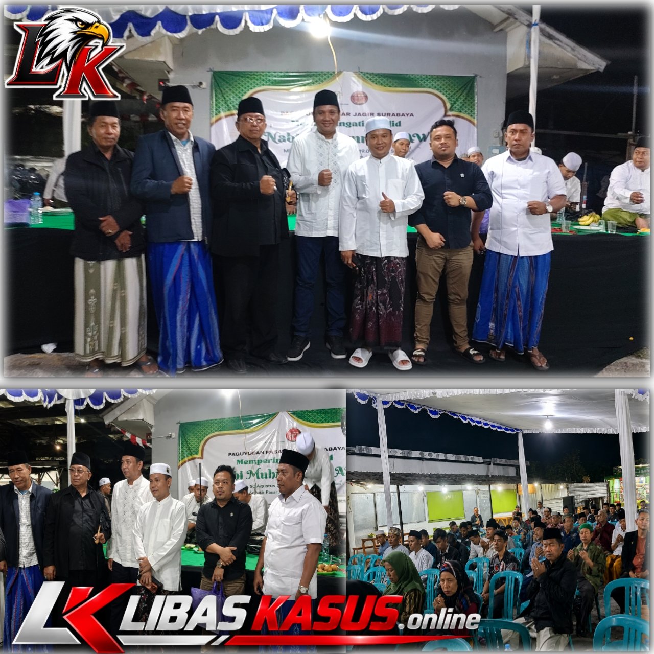 Paguyuban Pasar Jagir Surabaya Peringati Maulid Nabi, Pererat Silaturahmi Pedagang dan Masyarakat