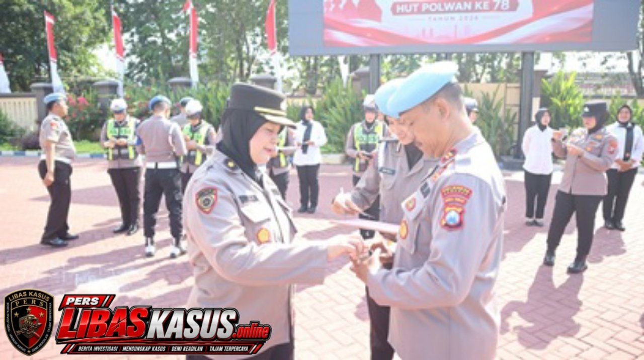 Sambut HUT Polwan Ke-78, Polwan Polresta Sumenep Jalani Pemeriksaan Gaktibplin