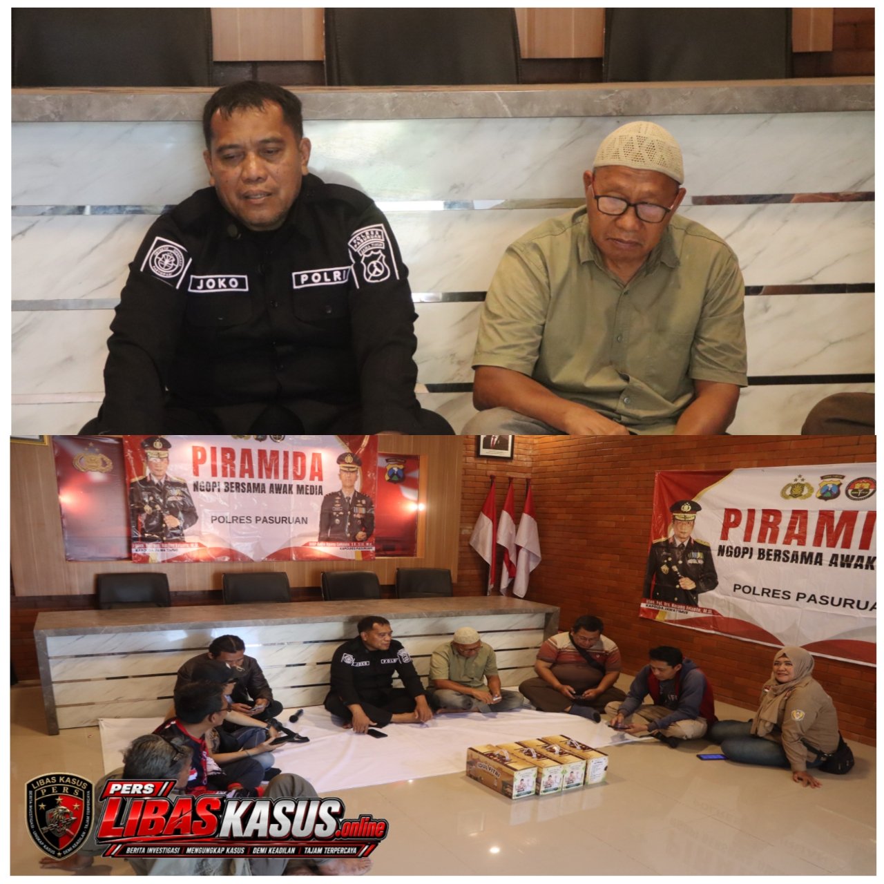 Ngopi Bareng Media, Polres Pasuruan Perkuat Komunikasi dan Keterbukaan Informasi