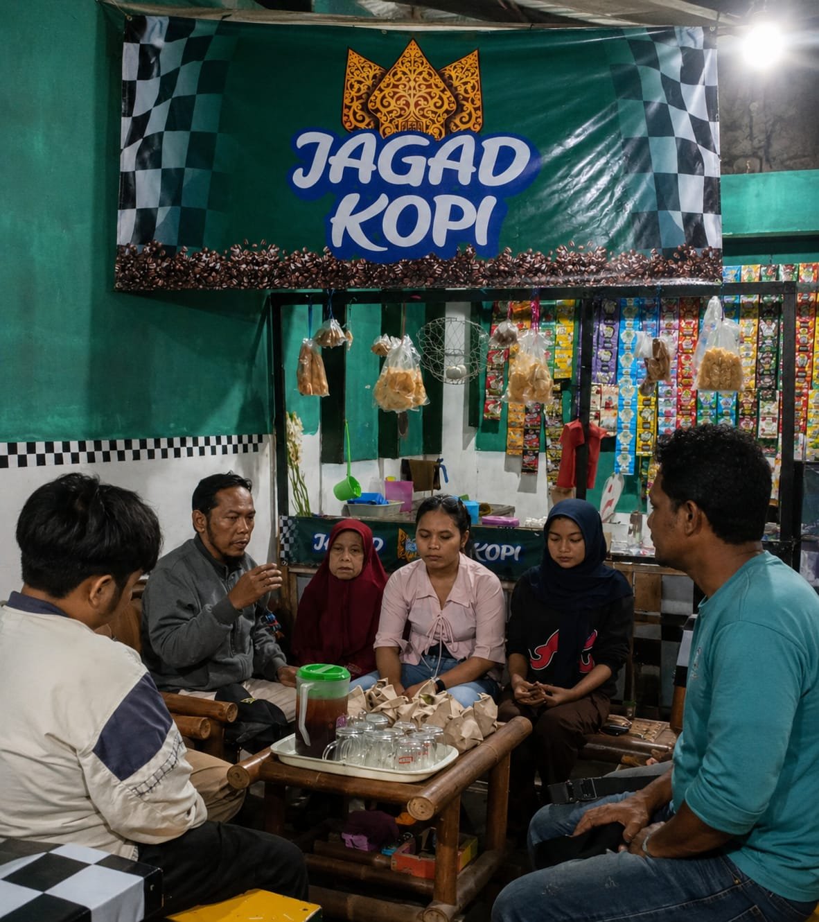 Tasyakuran Sederhana, Warkop Jagad Kopi Resmi Dibuka di Jalan Pawiyatan Bubutan Surabaya
