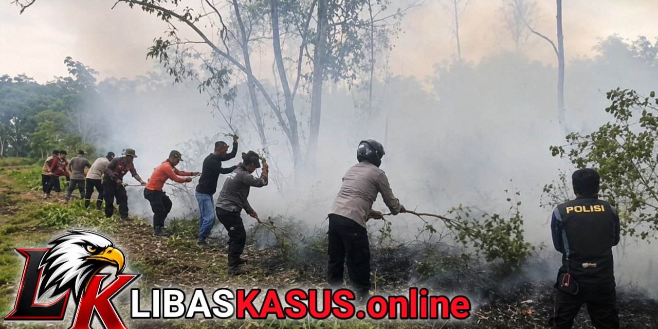 Cegah Karhutla Sebelum Api Menyala, 198 Peserta Didik Polri Turun Edukasi Masyarakat